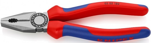 

Плоскогубцы Knipex KN-0302180 комбинированные L-180мм, KN-0302180