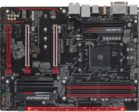 фото Материнская плата ATX GIGABYTE GA-AB350-Gaming 3