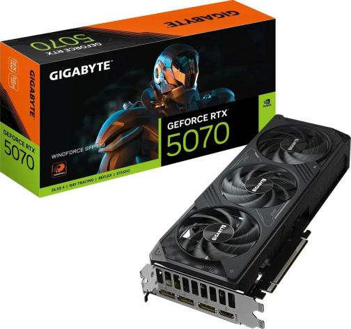 фото Видеокарта GIGABYTE GeForce RTX 5070 WINDFORCE (GV-N5070WF3-12GD) в Перми