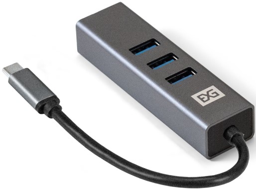 

Концентратор Exegate EX293987RUS 4-в-1 (кабель-адаптер USB Type C --> 4xUSB3.0, Plug&Play, серебристый), EX293987RUS