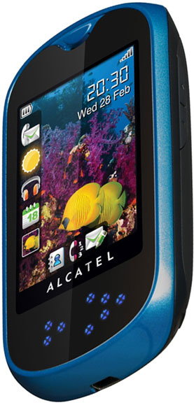 фото Мобильный телефон  Alcatel One Touch 708 Metallic Blue
