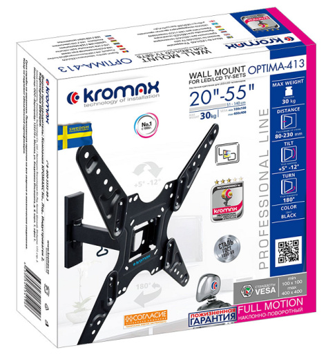 фото Кронштейн настенный Kromax OPTIMA-413 в Ростове-на-Дону