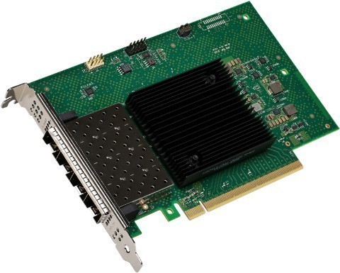 

Адаптер сетевой Intel E810-XXVDA4 4xSFP28 ports, 25GbE, PCI-E x16 gen3/gen4, iWARP/RoCEv2, IEEE 1588 PTP, ADQ, iSCSI, NFS, VMDq. PCI-SIG* SR-IOV Capab, E810-XXVDA4