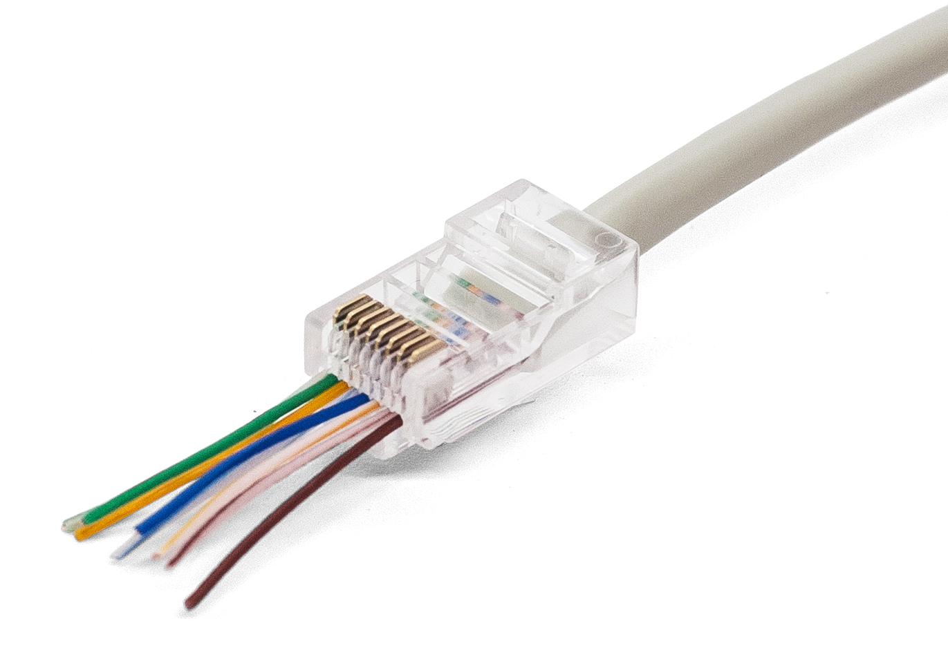 

Коннектор Filum FL-NA-PLUG5E-4 RJ-45, 5E кат., сквозные отверстия, 8p8c, 6 мкд, универсальный, для одножильного и многожильного кабеля, уп/100 шт, FL-NA-PLUG5E-4
