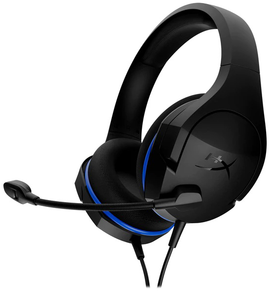 

Гарнитура HyperX Cloud Stinger PS4 4P5K0AM черно/синяя, оголовье, кабель 1.3м, Cloud Stinger PS4