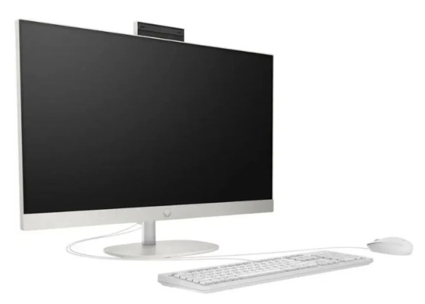 фото Моноблок 27" HP AIO 27-CR1005 (Intel Core Ultra 5 125U, 16ГБ SODIMM DDR5, SSD 512 ГБ, Arc graphics, Не установлена) Белый [CW2V2PA]