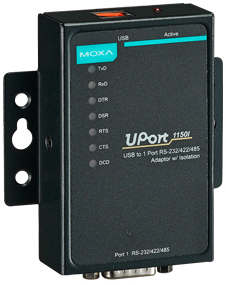 

Преобразователь MOXA UPort 1150I 1-портовый USB в RS-232/422/485 с изоляцией 2 КВ, UPort 1150I