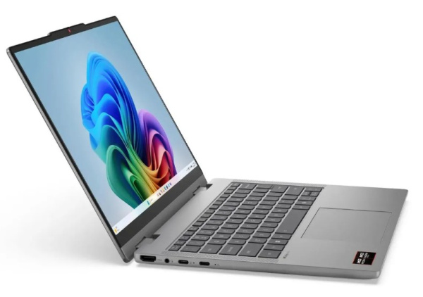 фото Ноутбук Lenovo IdeaPad 5 2-in-1 14AHP11 14" (AMD Ryzen 7, 16Гб DDR5, SSD 512 Гб, Radeon Graphics, Без ОС) Серый [83UJ0017PS]