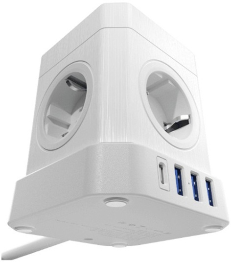 фото Сетевой фильтр AGNI TP-VE4U5E-C-W-2m-white в Челябинске