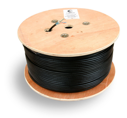 фото Кабель витая пара F/UTP 5e кат. 4 пары Cabeus FTP-4P-Cat.5e-SOLID-OUT-LSZH-UV в Ростове-на-Дону
