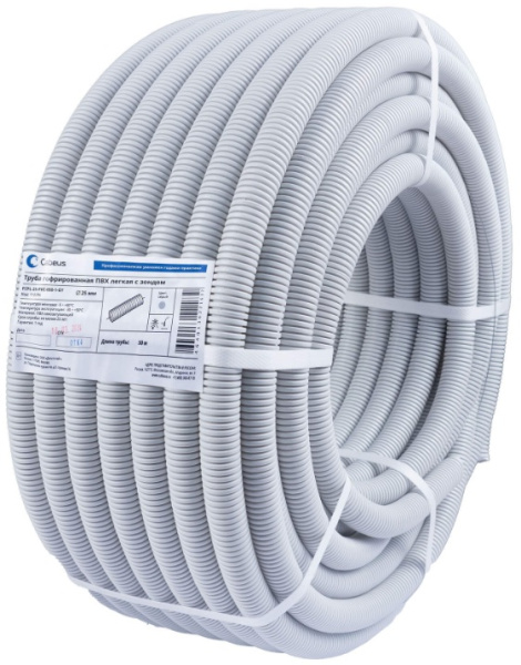 фото Труба гофрированная Cabeus FCPL-16-PVC-100-1-GY в Воронеже