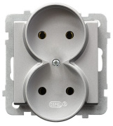 фото Розетка Ospel GP-2RR/m/38