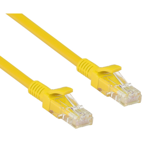 фото Кабель патч-корд U/UTP 5e кат. 0.3м Exegate UTP-RJ45-RJ45-5e-0,3M-YL в Омске
