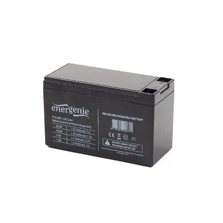 

Аккумулятор Energenie BAT-12V7.5AH для ИБП Energenie, BAT-12V7.5AH