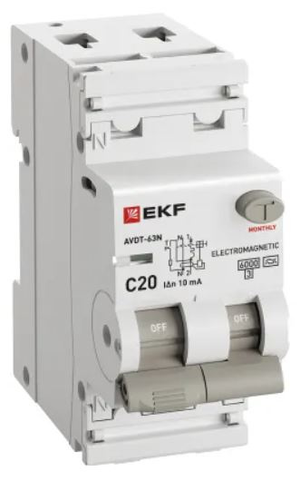 фото Автомат дифференциальный EKF D63N26MA20C10 в Челябинске
