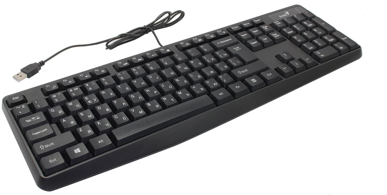 

Клавиатура Genius KB-117S 31300017402 проводная/бесшумная/шоколадные клавиши/USB/кабель 1.5м/черный, KB-117S