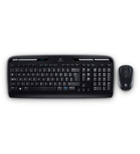 

Клавиатура и мышь Wireless Logitech Combo MK330 920-003995 black, USB, Combo MK330