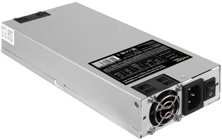 

Блок питания Exegate ServerPRO-1U-900ADS EX292183RUS 900W (1U, APFC, КПД 85% (80 PLUS Bronze), 2x4cm fans, 24pin, 2x(4+4)pin, 4xSATA, 3xIDE), ServerPRO-1U-900ADS