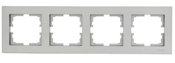 Изображение товара Рамка Lezard 742-3500-149 для розетки на 4 поста