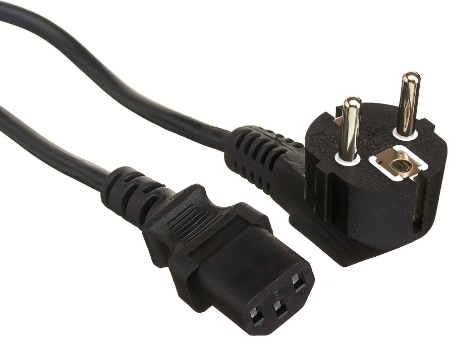

Кабель питания Exegate PC-1,8P (Евровилка угловая Schuko->С13) VDE-250V-3*0.5mm2, медь, 6A, черный, 1.8м., PC-1,8P