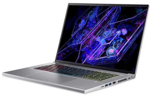 фото Ноутбук  Acer Predator Triton Neo PTN16-51-72K6 16 ", Core Ultra 7, 16 Гб RAM, 1 Тб SSD, GeForce RTX 4060, Серебристый