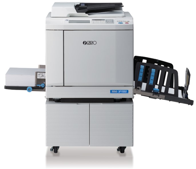 

Дупликатор Riso SF 9350 EII S-8084E A3, монохром, автопод, 600x600 dpi, 150ppm, SF 9350 EII