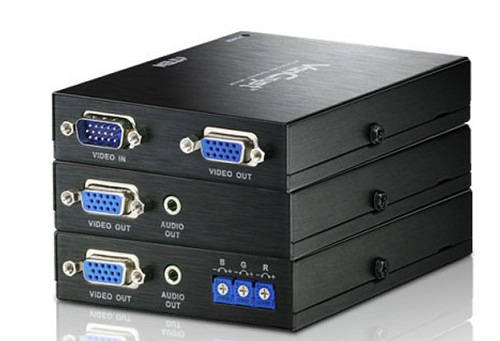 Изображение товара Uдлинитель видеоаудио ATEN VE170Q AT-G для передачи на 300 метров