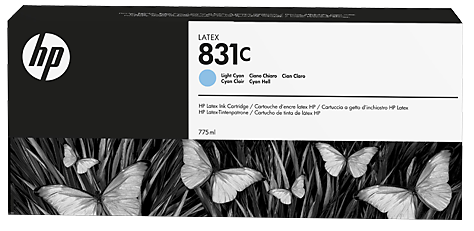 

Картридж HP CZ698A № 831, Light Cyan, 775 мл,, CZ698A