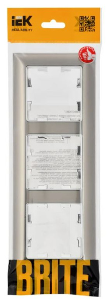 фото Рамка тройная  IEK BR-M32-12-4-K23 в Уфе