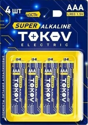Изображение товара Батарейка TOKOV ELECTRIC TKE-ALS-LR3/B4