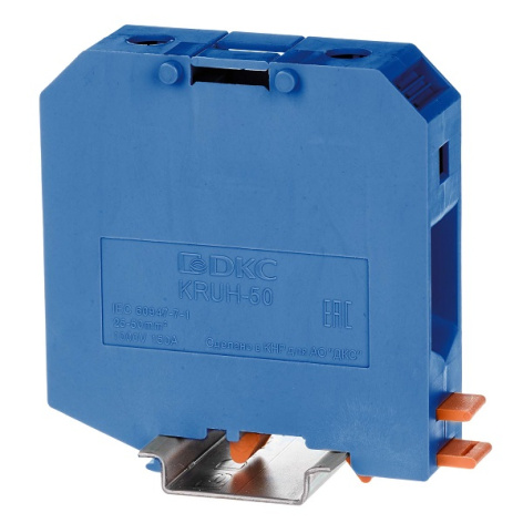Изображение товара Клемма проходная DKC KRUH-50-BU
