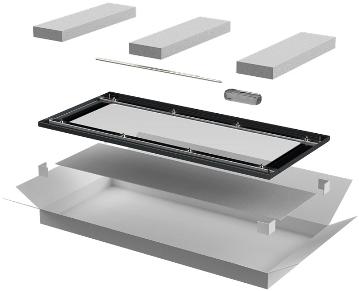 

Дверь ITK LN05-33U8X-DR LINEA N стеклянная 800мм шкафа 33U, черный, LN05-33U8X-DR