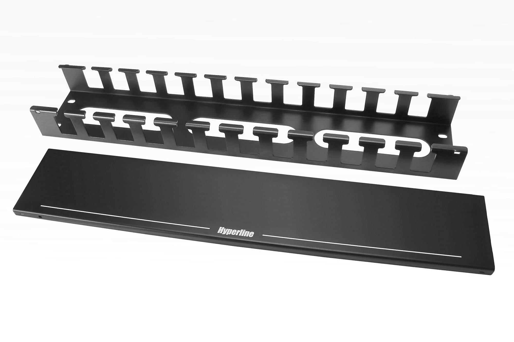 

Органайзер 19, 2U Hyperline CM-2U-MLF-COV металлический с крышкой, CM-2U-MLF-COV