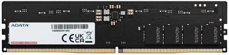 

Модуль памяти DDR5 32GB ADATA AD5U560032G-S PC5-44800 5600MHz CL46 1.1V On-Die ECC, AD5U560032G-S
