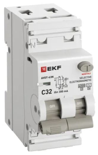 фото Автомат дифференциальный EKF D63N26MS32C300 в Челябинске