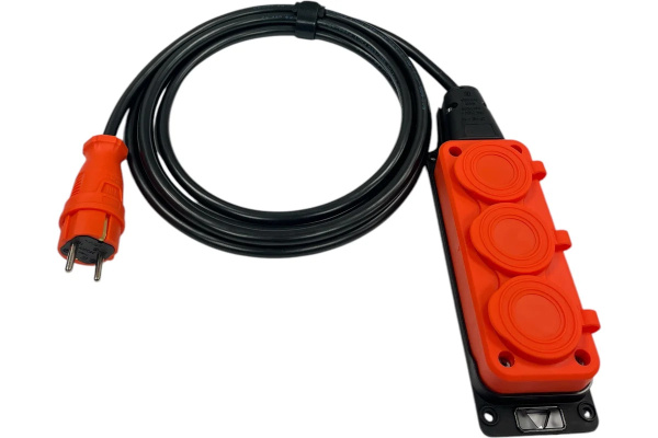 фото Удлинитель силовой iTOK i-CONNECT-COLOR-SU-KG-215-3-54-50-ORANGE в Самаре