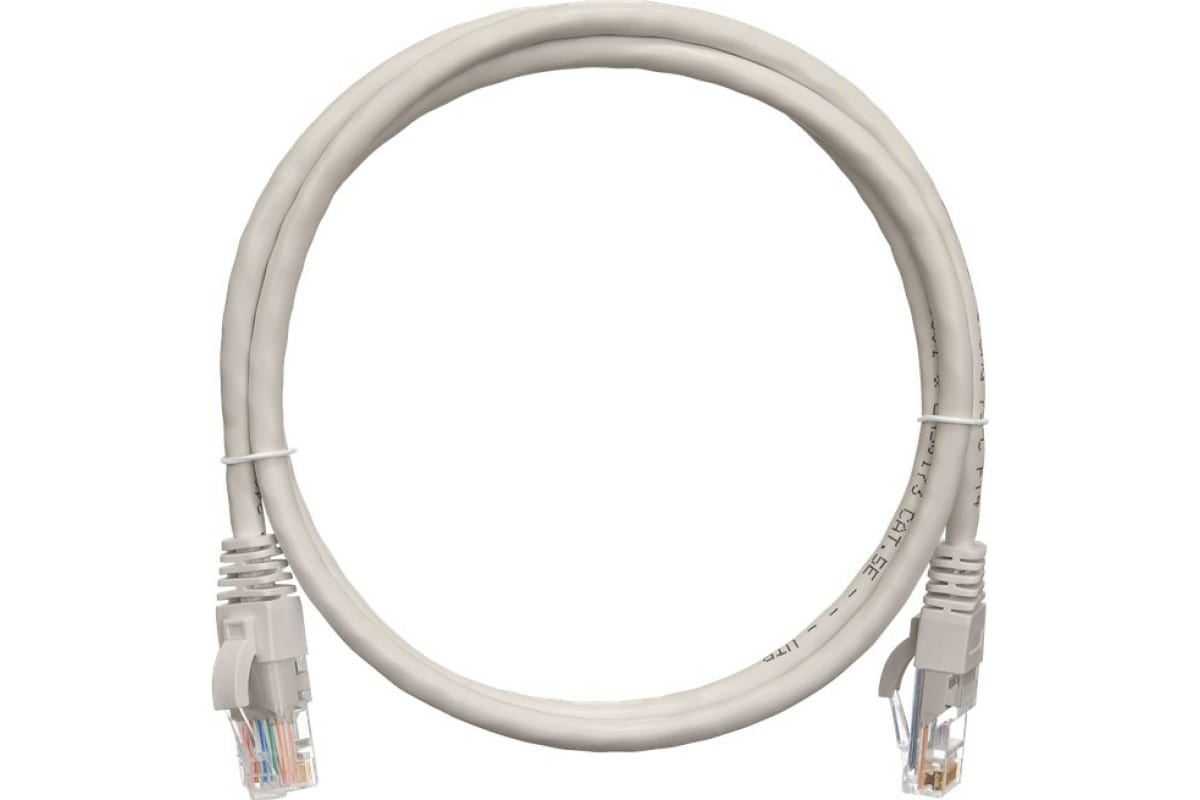 

Кабель патч-корд U/UTP 6a кат. 0.5м NIKOMAX NMC-PC4UA55B-005-C-GY 2хRJ45/8P8C 24AWG(7х0.195мм), чистая медь, LSZH нг(А)-HFLTx, серый, NMC-PC4UA55B-005-C-GY