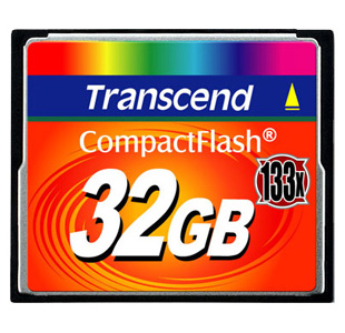 

Карта памяти 32GB Transcend TS32GCF133 Compact Flash Card 133x, TS32GCF133