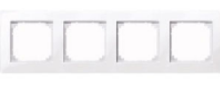 

Рамка Schneider Electric MTN515419 Merten M-Plan 4-ая, IP20 (белый глянцевый), MTN515419