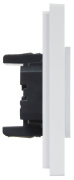 фото Розетка двухместная без заземления  IEK FP-R23-10-1-K01