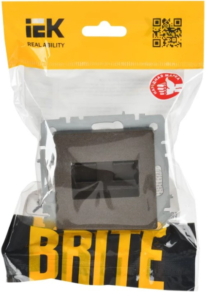 фото Розетка компьютерная двойная IEK BR-K20-2-K45 в Уфе