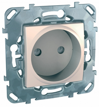 

Розетка Schneider Electric MGU5.033.25ZD Unica беж без з/к со шторками (винт. зажим), MGU5.033.25ZD