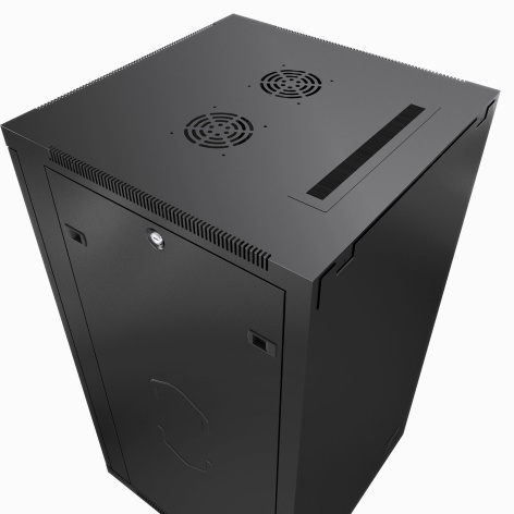 фото Шкаф настенный 19", 22U Cabeus SH-05F-22U60/45m-R-BK в Уфе