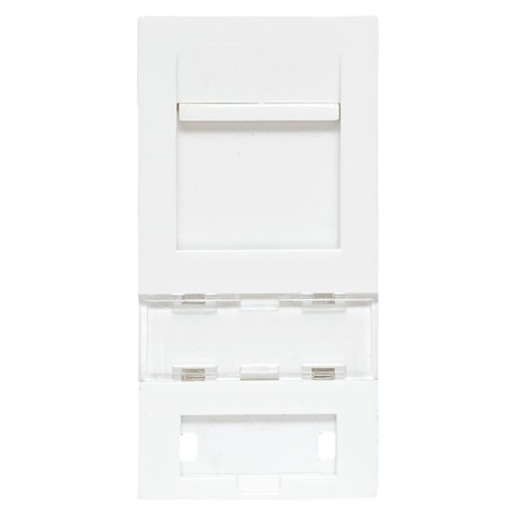 фото Накладка розетки компьютерной  EKF TRP-INS-MOS-1M1P-WH в Казани