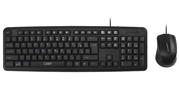 

Клавиатура и мышь CBR KB SET 710 USB, 104 клавиши, 1000 dpi, KB SET 710