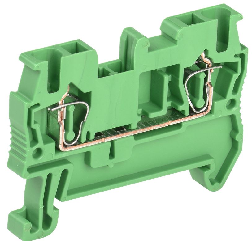 

Клемма пружинная IEK YZN11-002-K06 КПИ 2в-2,5 31А зеленый, YZN11-002-K06