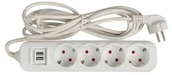 фото Удлинитель  EKF UBA16-2USB-4-02i в Уфе