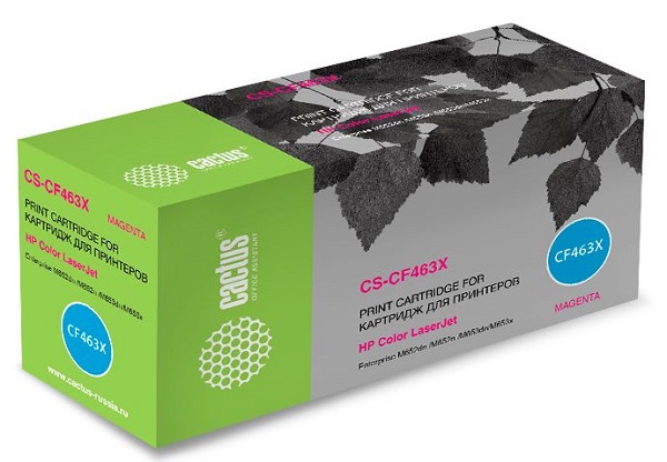

Картридж Cactus CS-CF463X пурпурный (22000стр.) для HP Color LJ Enterprise M652dn/M653dn/M652n/M653x, CS-CF463X