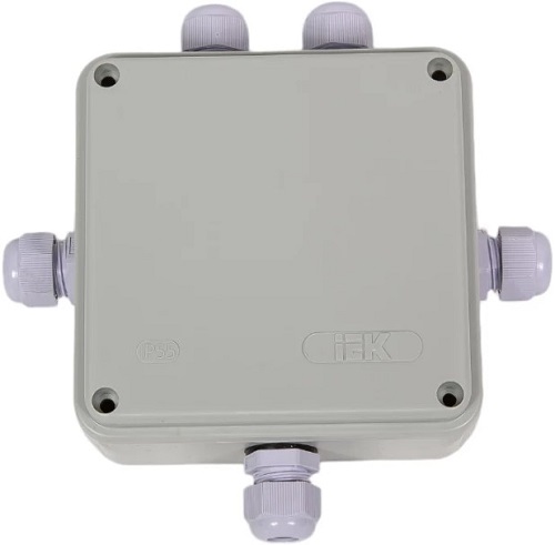 

Коробка распределительная IEK UKO10-100-100-050-K51-55 КМ41330 о/п 100х100х50мм PG9 IP55 серая, UKO10-100-100-050-K51-55