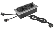 фото Блок розеток Cactus CS-SOCKET-EU2-USBA/C-NET